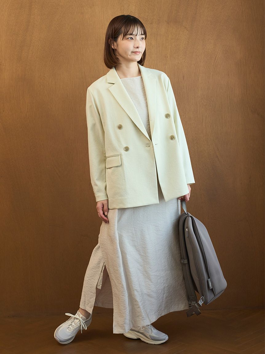 emmi atelier「リラックスダブルブレストジャケット【セットアップ対応】」|テーラードジャケット|