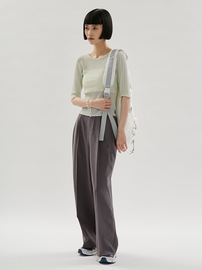 emmi atelier「シアーリブニット」|ニット・セーター|