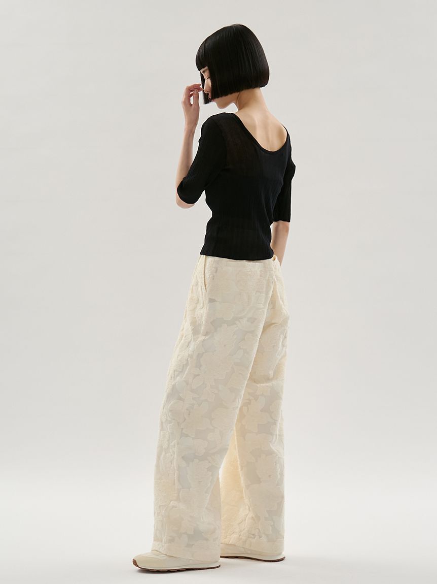 emmi atelier「シアーリブニット」|ニット・セーター|