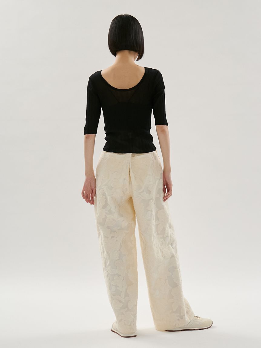 emmi atelier「シアーリブニット」|ニット・セーター|