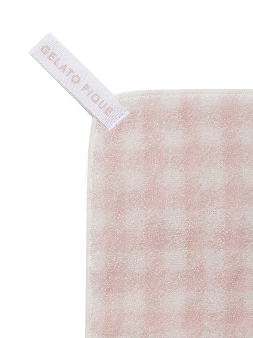 gelato pique「ギンガムチェックループ付きタオル」|ハンカチ|