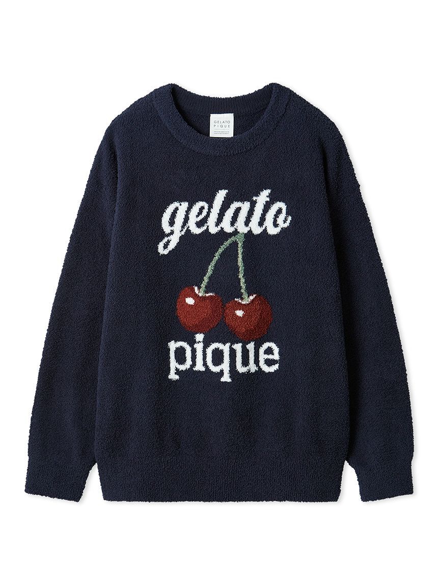 gelato pique「【ONLINE限定カラーあり】ベビモコチェリージャガードプルオーバー」|ルームウェア|