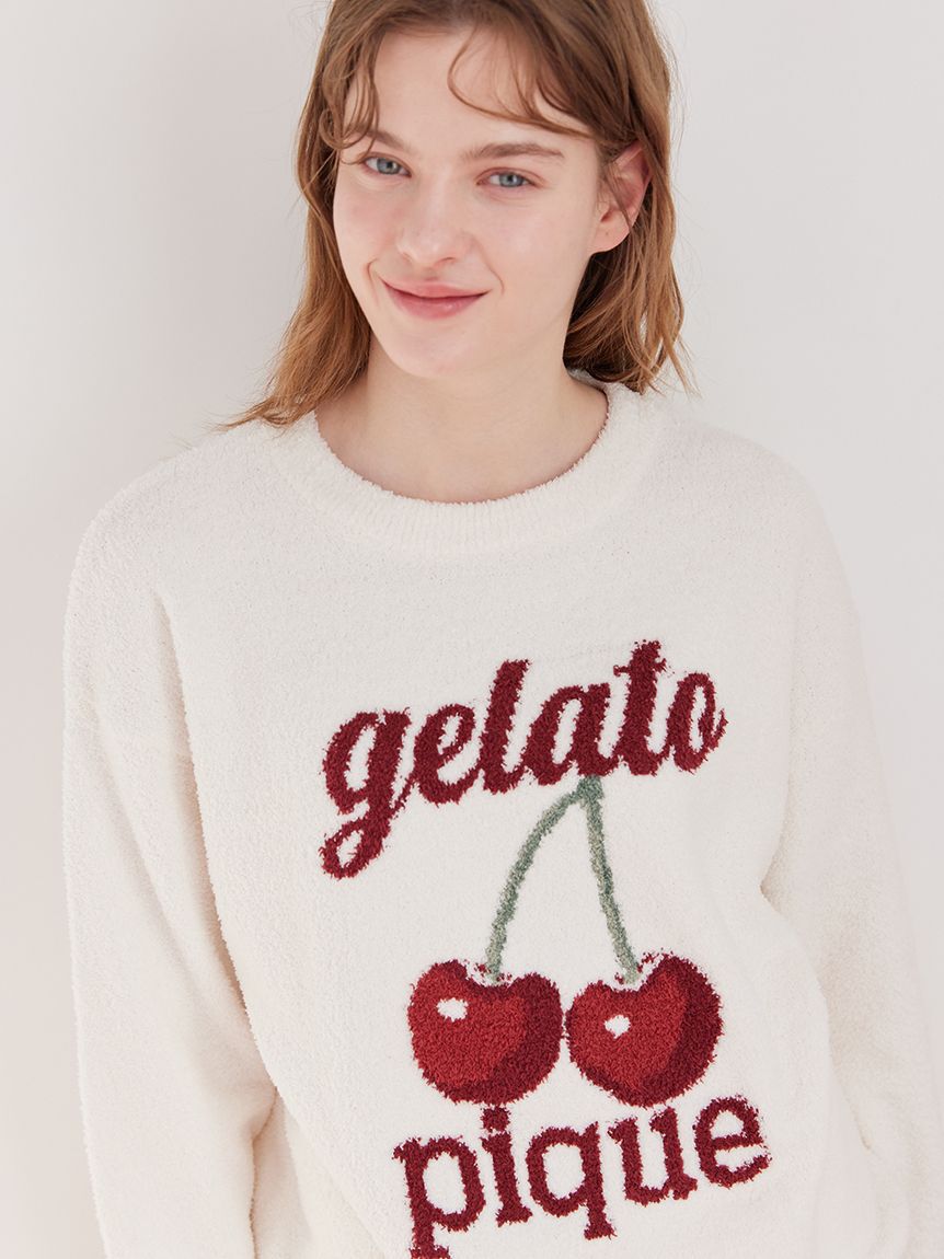gelato pique「【ONLINE限定カラーあり】ベビモコチェリージャガードプルオーバー」|ルームウェア|