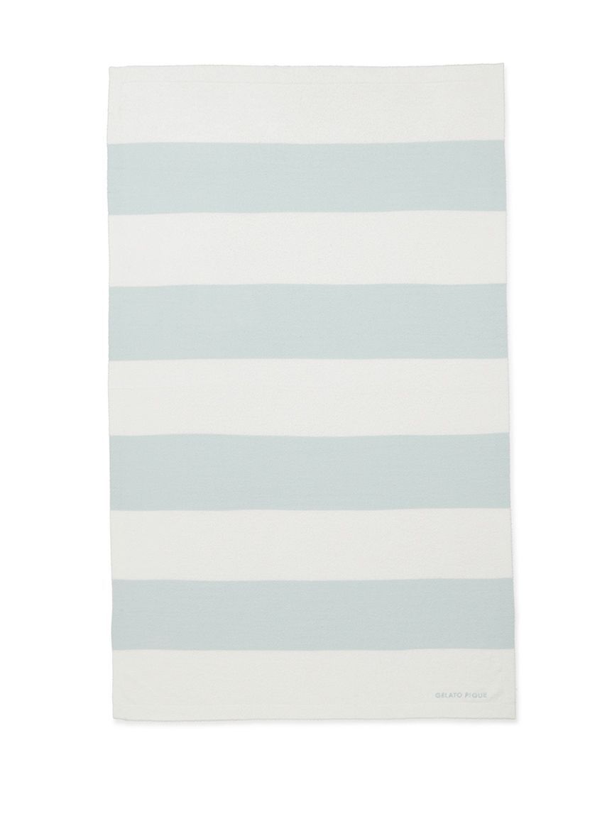 gelato pique「スムーズィー2ボーダーブランケット」|ブランケット|