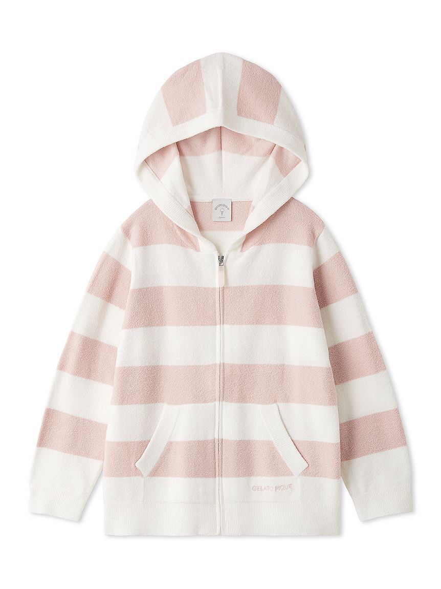 GELATO PIQUE KIDS & BABY「【JUNIOR】スムーズィーlite2ボーダーパーカ」|パーカー|