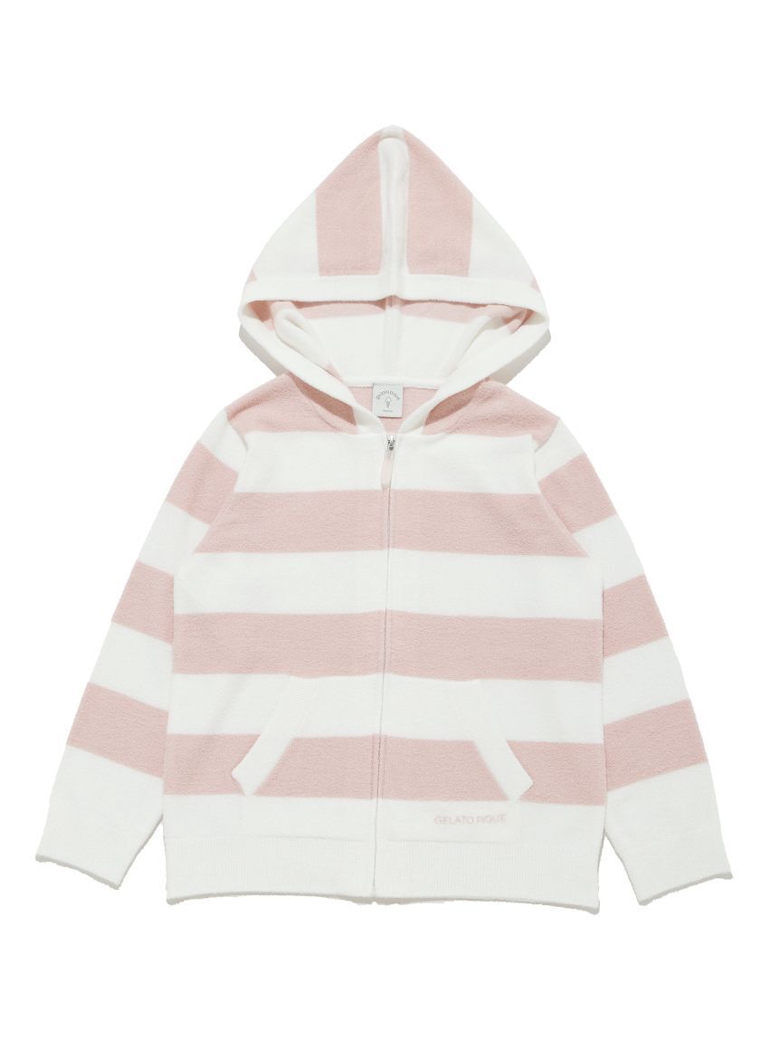 GELATO PIQUE KIDS & BABY「【JUNIOR】スムーズィーlite2ボーダーパーカ」|パーカー|