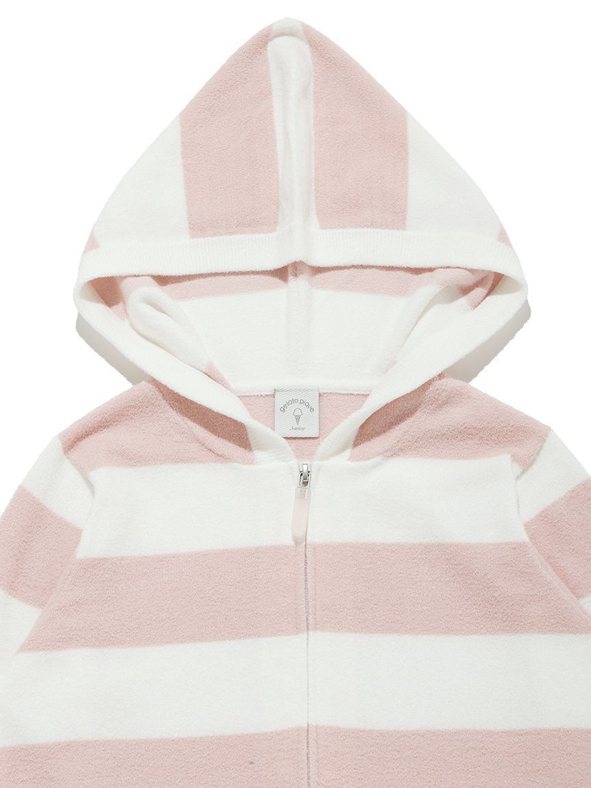 GELATO PIQUE KIDS & BABY「【JUNIOR】スムーズィーlite2ボーダーパーカ」|パーカー|