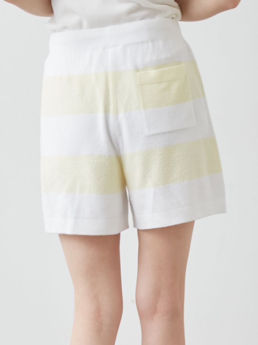 gelato pique「スムーズィーlite2ボーダーショートパンツ」|ルームウェア|