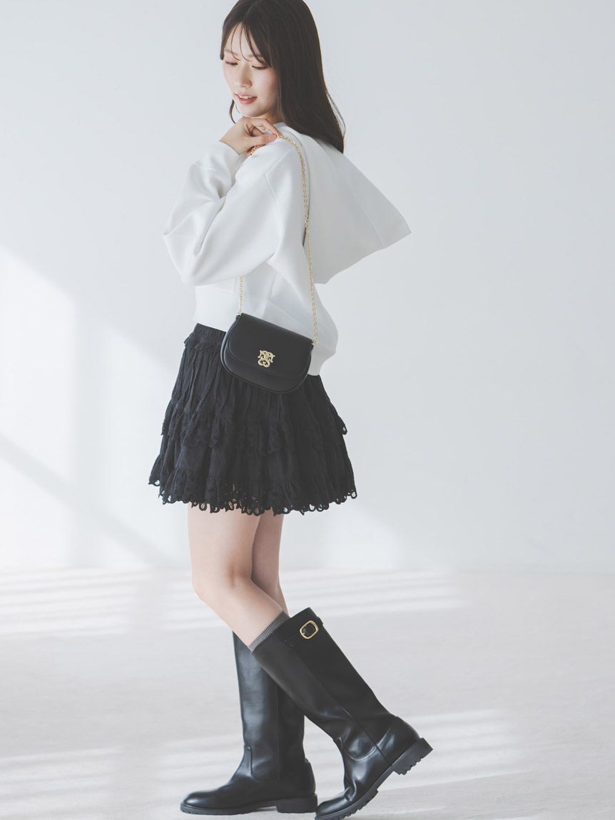 SNIDEL「ショートニットパーカー」|パーカー|