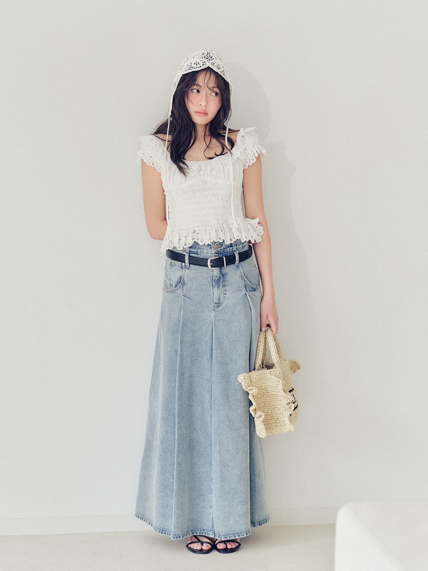 SNIDEL「ブレーズフリルロゴショルダーバッグ」|ショルダー・メッセンジャー|