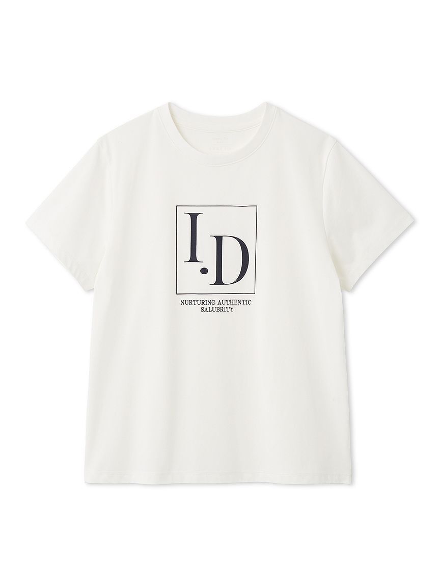 FRAY I.D「I.DロゴプリントTシャツ／ウォッシャブル・防シワ」|Tシャツ・カットソー|WHT