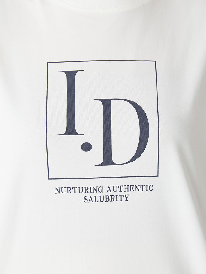 FRAY I.D「I.DロゴプリントTシャツ／ウォッシャブル・防シワ」|Tシャツ・カットソー|