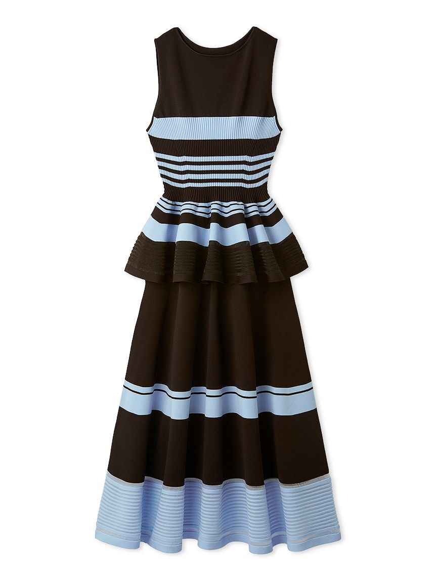 FRAY I.D「ホールガーメントペプラムニットワンピース／ウォッシャブル」|ワンピース|BRW