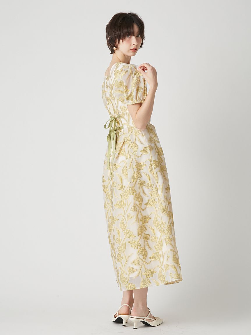 LILY BROWN「セミシアージャガードドレス」|ドレス|