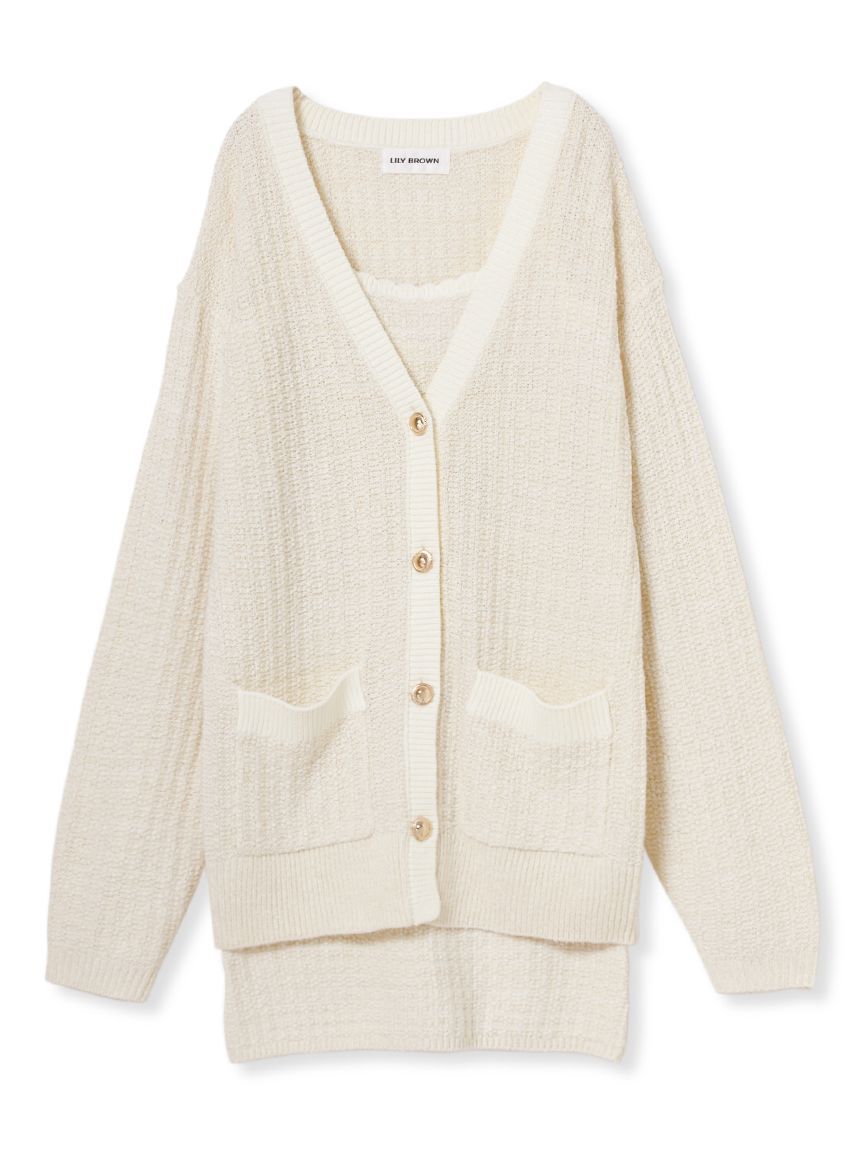 LILY BROWN「ツイーディーカーデセットミニワンピース」|ワンピース|OWHT