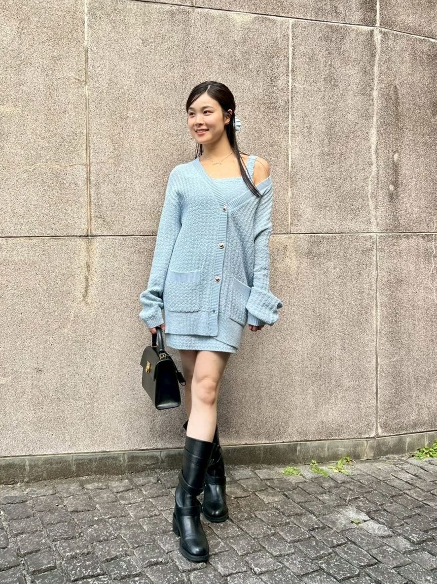 LILY BROWN「ツイーディーカーデセットミニワンピース」|ワンピース|