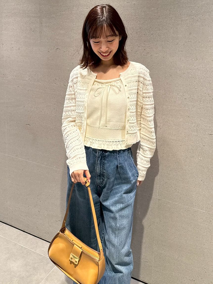 CELFORD「【洗える】レーシーニットアンサンブル」|ニット・セーター|OWHT