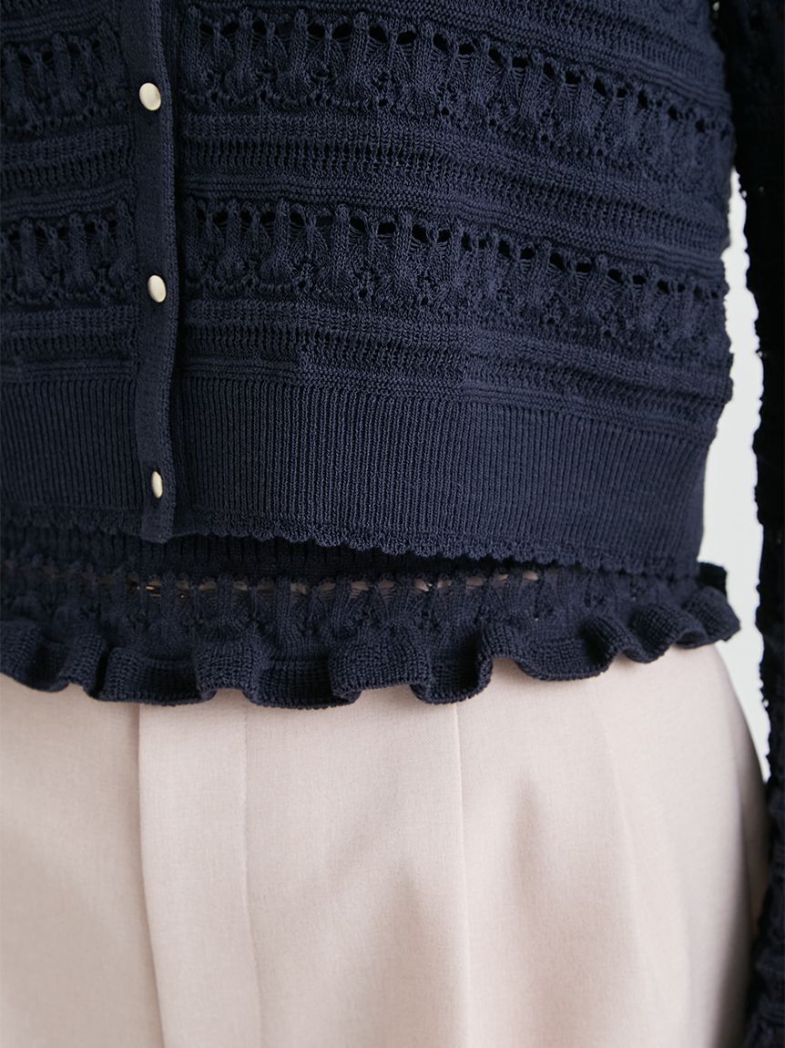 CELFORD「【洗える】レーシーニットアンサンブル」|ニット・セーター|