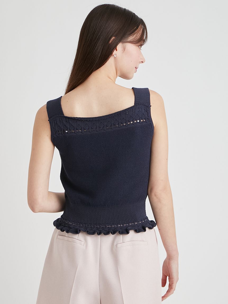 CELFORD「【洗える】レーシーニットアンサンブル」|ニット・セーター|