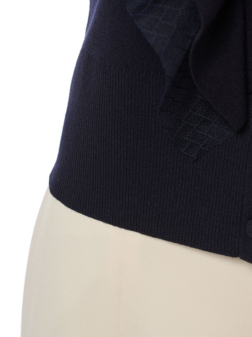 CELFORD「【UVカット】【洗える】フリルニットカーディガン」|カーディガン|