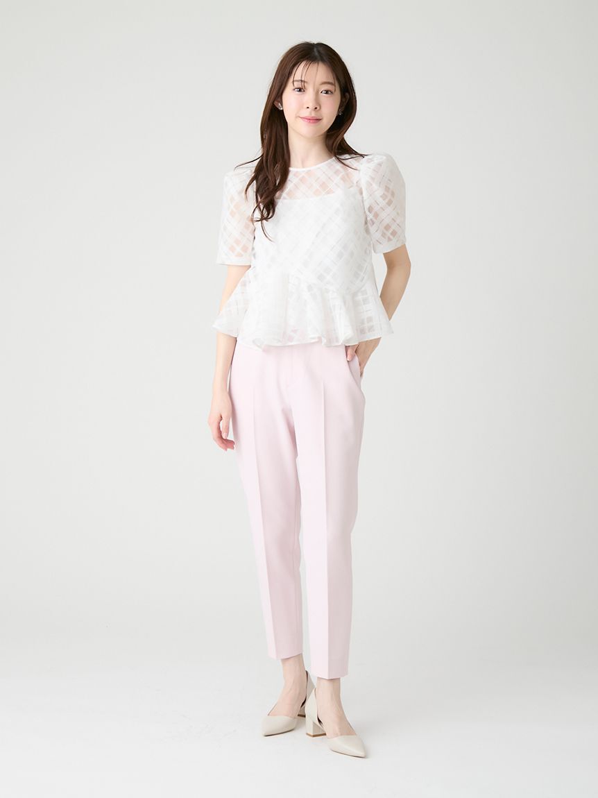 CELFORD「【洗える】テーパードパンツ」|チノ|