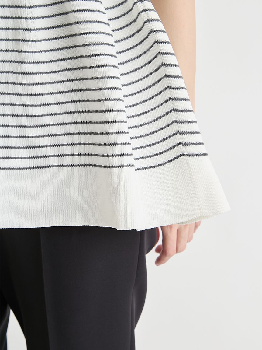 CELFORD「【洗える】ベルスリーブペプラムニットプルオーバー」|ニット・セーター|