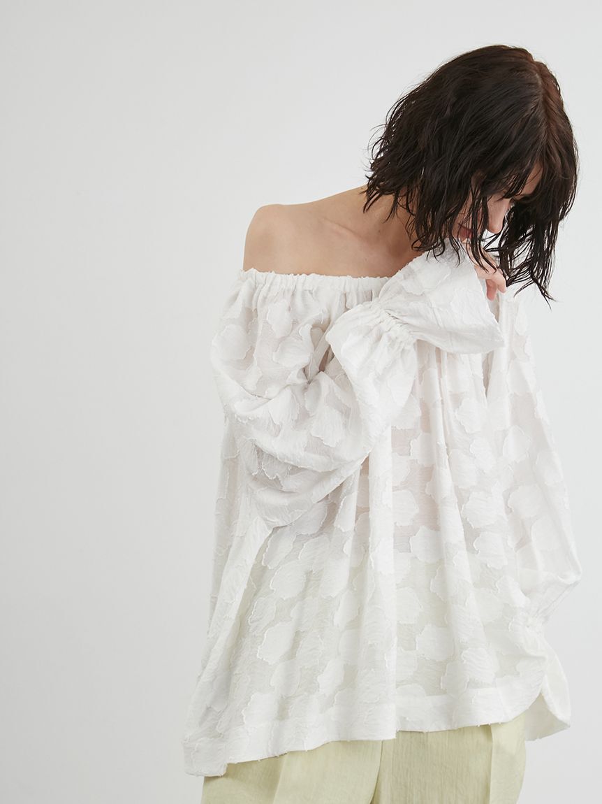 styling/「カットジャガード2WAYブラウス」|シャツ・ブラウス|