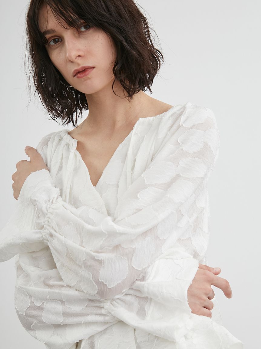 styling/「カットジャガード2WAYブラウス」|シャツ・ブラウス|