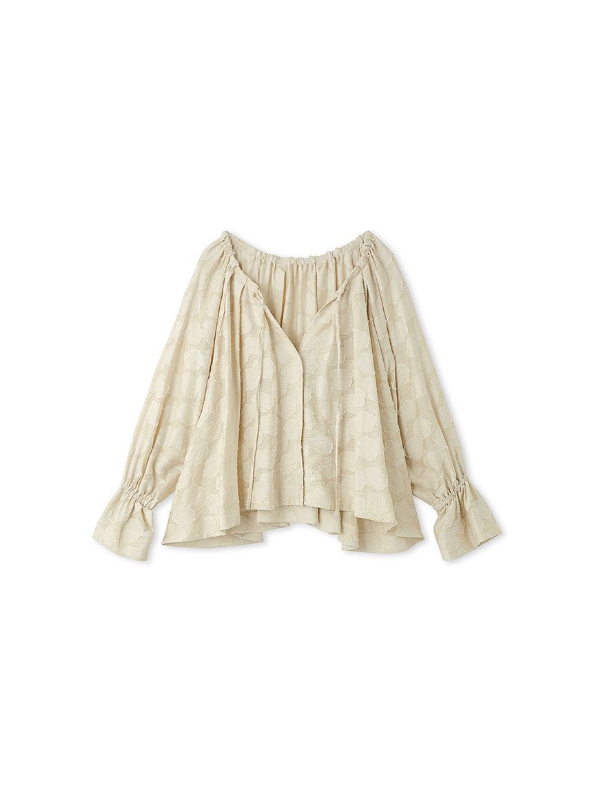 styling/「カットジャガード2WAYブラウス」|シャツ・ブラウス|BEG