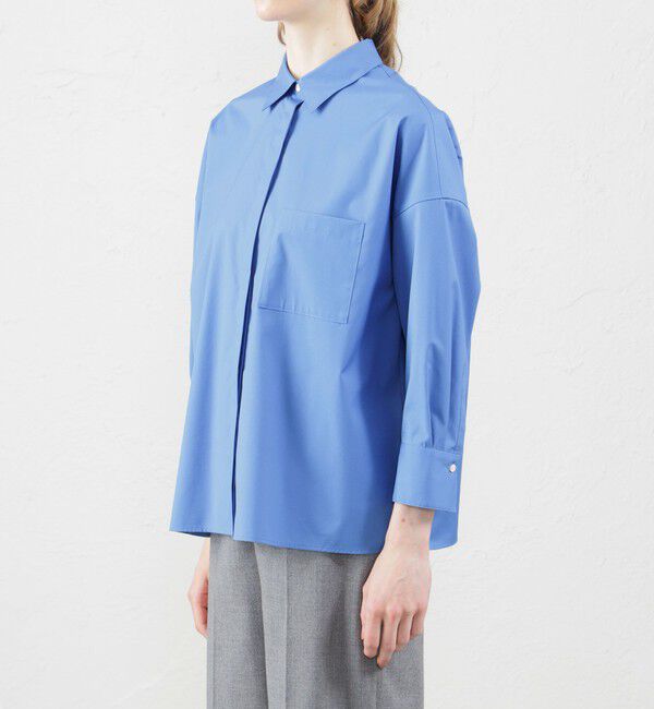 MACKINTOSH PHILOSOPHY「フライフロントクロップドシャツ」|シャツ・ブラウス|