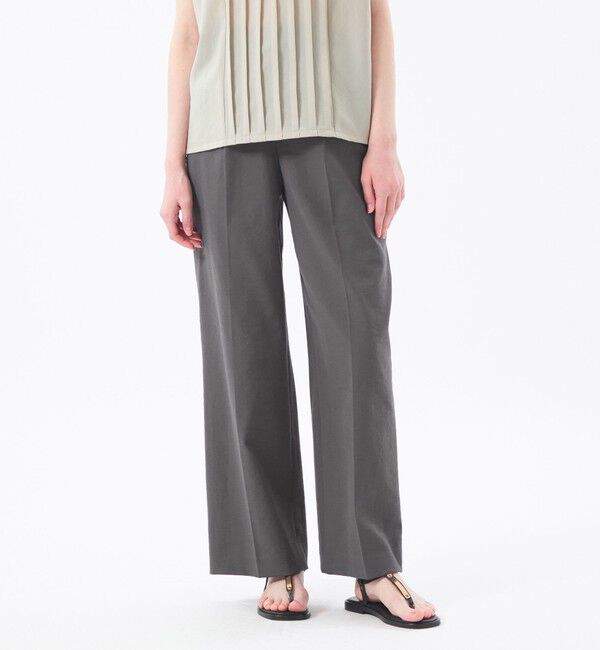 MACKINTOSH PHILOSOPHY「【2025年春夏モデル】DRY OXFORD ワイドパンツ」|その他|チャコールグレー