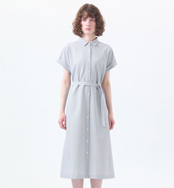 MACKINTOSH PHILOSOPHY「サマーサッカーシャツワンピース」|ワンピース|