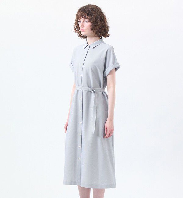 MACKINTOSH PHILOSOPHY「サマーサッカーシャツワンピース」|ワンピース|