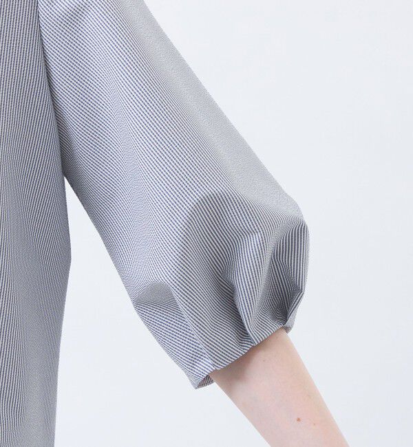 MACKINTOSH PHILOSOPHY「サマーサッカーパフスリーブブラウス」|シャツ・ブラウス|