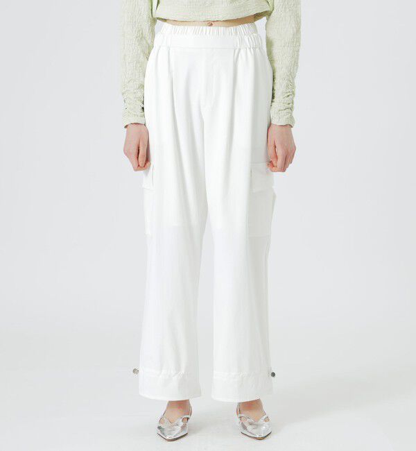  「ダブルウエストカーゴパンツ」|カーゴ|