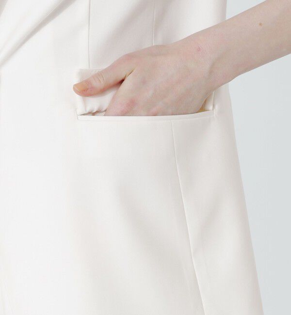  「ウォッシャブルハーフスリーブジャケット」|テーラードジャケット|