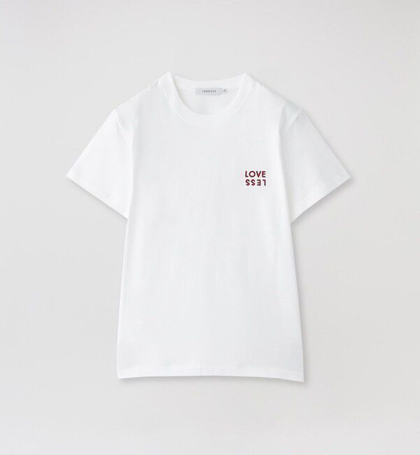  「LVLSエンブロイダリーTシャツ」|Tシャツ・カットソー|ホワイト