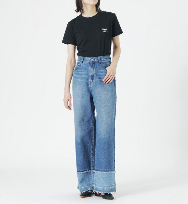  「LVLSエンブロイダリーTシャツ」|Tシャツ・カットソー|