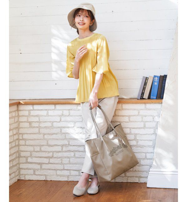 ikka「撥水ロゴ入りビッグトートバッグ」|その他|