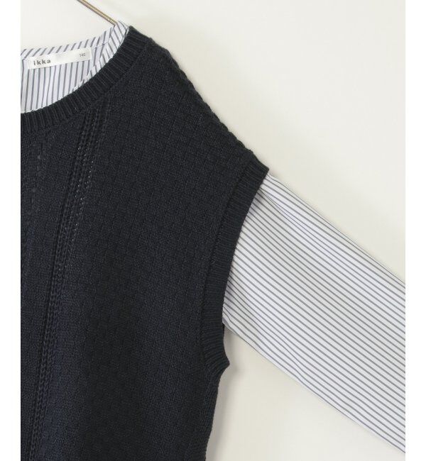 ikka kids「【親子コーデ】サイドリボンニットベストセット（120~160cm）」|その他|