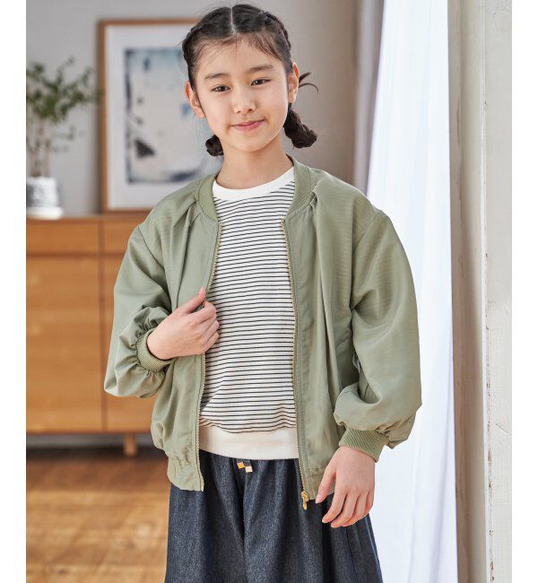 ikka kids「【親子コーデ】シアーリブブルゾン（110~160cm）」|その他|