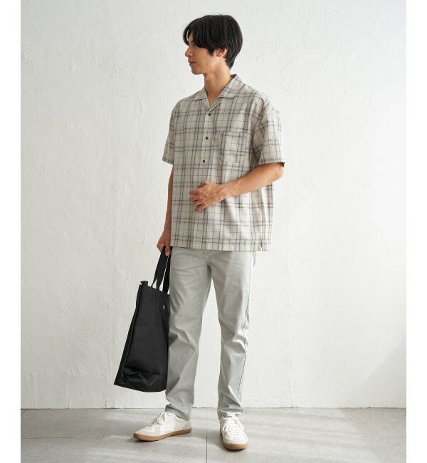 ikka「【セットアップ対応】Reflax(R)冷感UVオープンカラーシャツ」|シャツ・ブラウス|