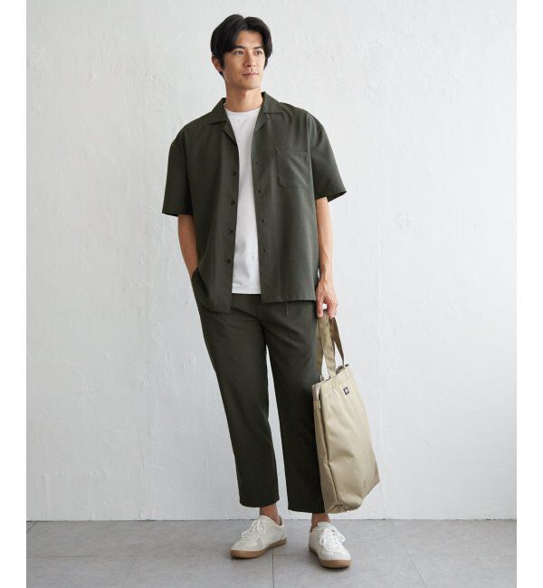 ikka「【セットアップ対応】Reflax(R)冷感UVオープンカラーシャツ」|シャツ・ブラウス|