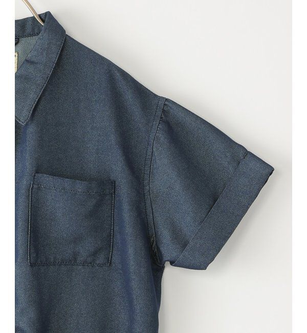 ikka kids「【親子コーデ】 裾シャーリングシャツ (110cm~160cm)」|シャツ・ブラウス|