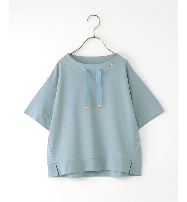 ikka kids「【親子コーデ】冷感鹿の子ビジュー付きスピンドルプルオーバー」|Tシャツ・カットソー|