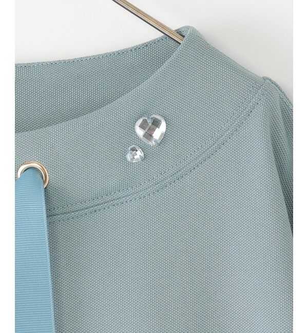 ikka kids「【親子コーデ】冷感鹿の子ビジュー付きスピンドルプルオーバー」|Tシャツ・カットソー|