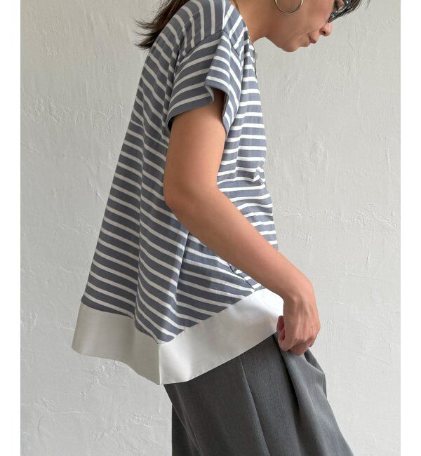 Lbc with Life「Aライン裾切り替えカットソー」|その他|