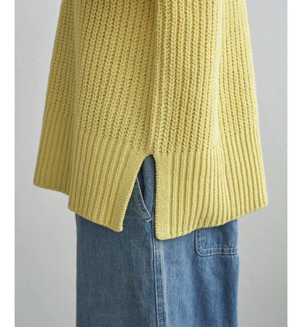 Lbc with Life「マットモール畦ニットプルオーバー」|カーディガン|