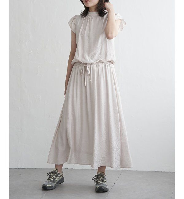 VENCE share style「RNオーガンプチハイネックワンピース」|ワンピース|