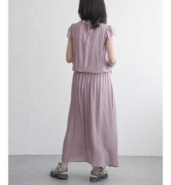 VENCE share style「RNオーガンプチハイネックワンピース」|ワンピース|